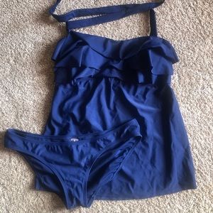 Maternity two piece bathing suit